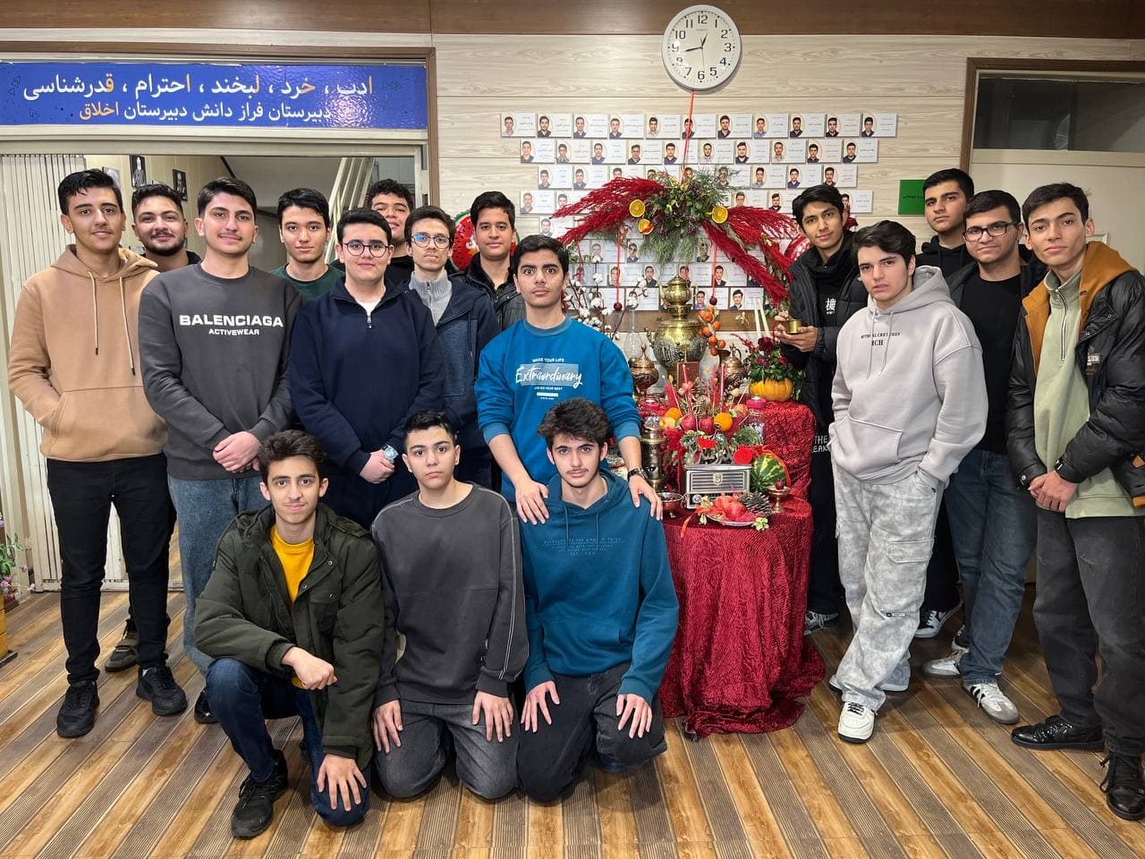 سفره‌ی هفت‌سین مدرسه